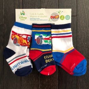 NWT Disney Pixar Cars Infant Boys Socks 0-12 Months.